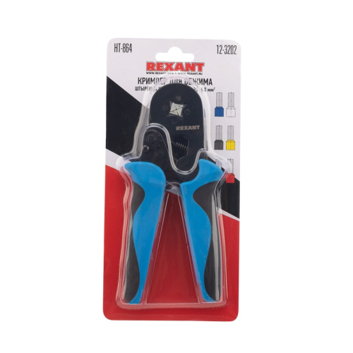 картинка Кримпер REXANT HT-864 для обжима штыревых наконечников 0.25-6.0 мм² от магазина Сантехстрой