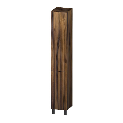 картинка M90CSL0306HF GEM, шкаф-колонна, напольный, левый, 30 см, двери, push-to-open, цвет: орех от магазина Сантехстрой