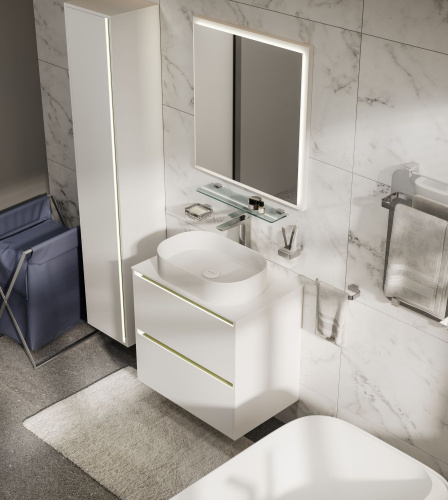 картинка Зеркало Allen Brau Activity 100 1.340029.WM белый матовый от магазина Сантехстрой