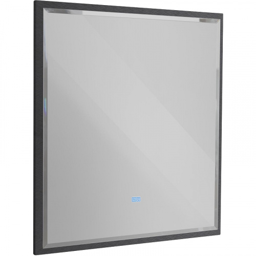 картинка Зеркало Cezares Interni 80 CZR-SPC-INT-800-900-LED-TCH-WARM-TIT с подсветкой Tитан с сенсорным выключателем и подогревом от магазина Сантехстрой