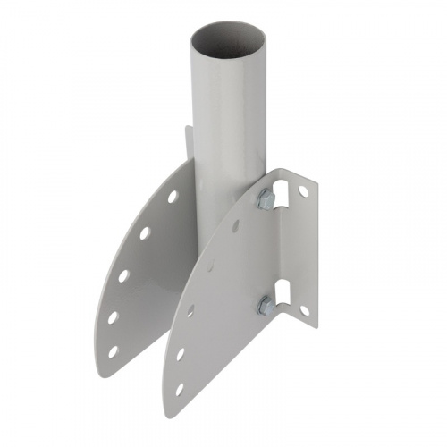 картинка Кронштейн накладной / под бандажную ленту с переменным углом белый (230х150х150, Ø 57) REXANT арт. 607-302; 607-304; от магазина Сантехстрой