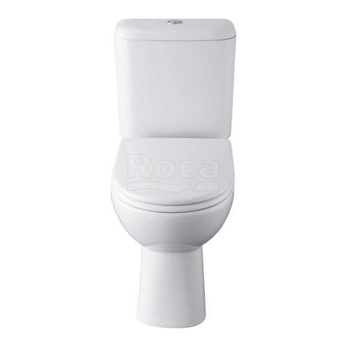 картинка Унитаз-компакт Roca ACCESS, горизонтальный выпуск, c сиденьем микролифт от магазина Сантехстрой