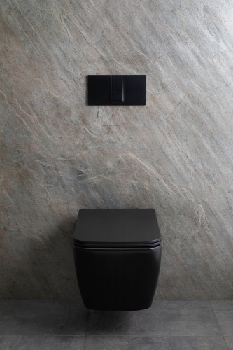 картинка Чаша подвесного унитаза Allen Brau Liberty 4.33007.31 черный матовый от магазина Сантехстрой