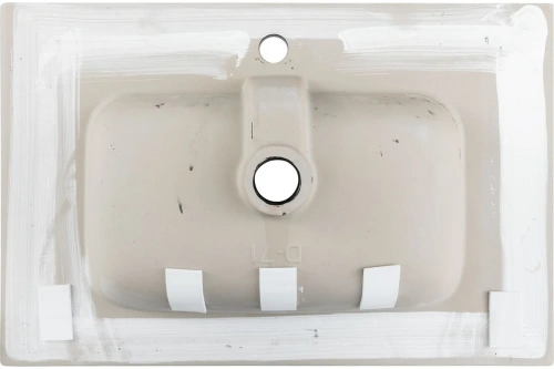 картинка Раковина-столешница Aquanet Flat 70 черный матовый 00329254 от магазина Сантехстрой