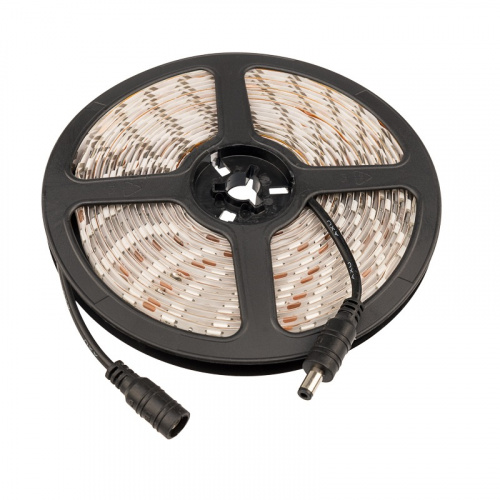картинка LED лента 5м силикон,  10 мм,  IP65, SMD 5050, 60 LED/m,  12 V,  цвет свечения теплый белый LAMPER от магазина Сантехстрой