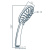 картинка F0270064 Spirit, ручн.душ, 5 ф-ций, d 115 мм, шт от магазина Сантехстрой