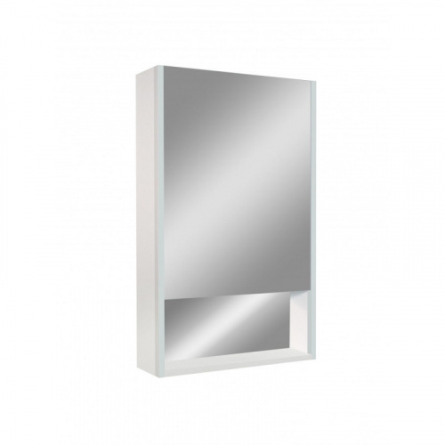 картинка Зеркало-шкаф Art&Max Foggia 60 AM-Fog-600-800-1D-R-DS-F-White правый белый от магазина Сантехстрой