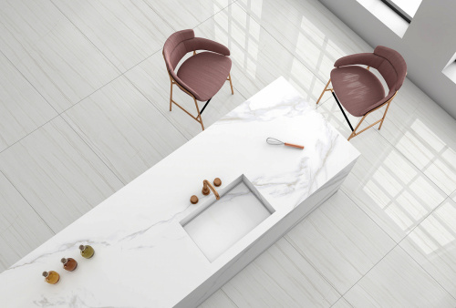 картинка Плитка керамогранитная AZARIO SALENT GREY 60х120 Glossy (F2070821120G) от магазина Сантехстрой