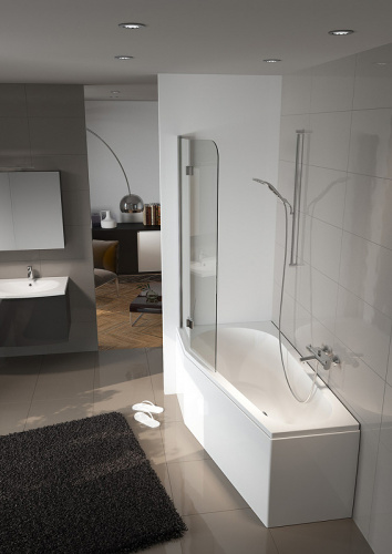 картинка Акриловая ванна Riho Delta 160x80 B068001005 (BB8200500000000) R без гидромассажа от магазина Сантехстрой