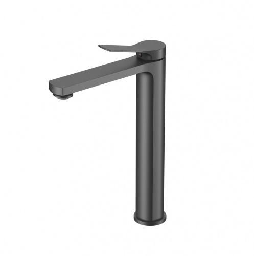 картинка Смеситель для накладной раковины Arco VBF-4AR02GM однорычажный, вороненая сталь от магазина Сантехстрой