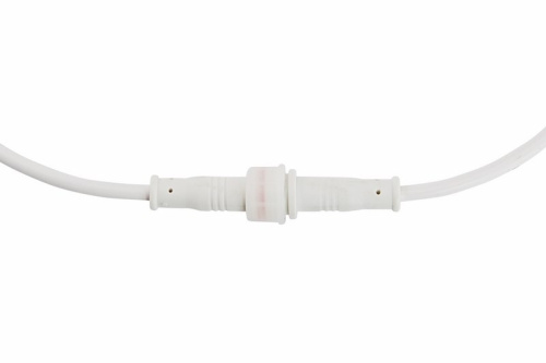 картинка Соединительный кабель (2pin) герметичный (IP67) 2х0.35 мм² белый REXANT от магазина Сантехстрой