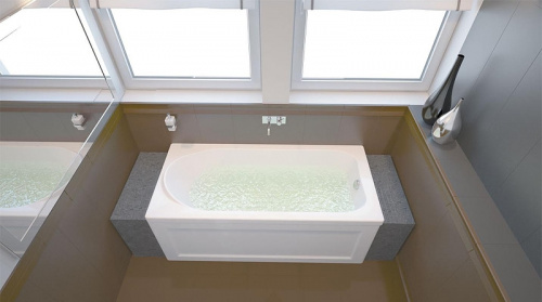 картинка Акриловая ванна Aquanet West 140х70 205560 без гидромассажа от магазина Сантехстрой