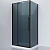 картинка Душевой уголок Black&White Stellar Wind S818 BG 100x80 8181000G профиль Черный матовый стекло серое от магазина Сантехстрой