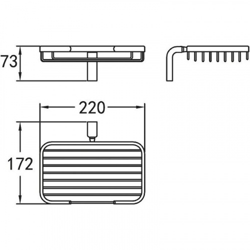 картинка Мыльница Cezares Ultima CZR-F-8931 Хром от магазина Сантехстрой