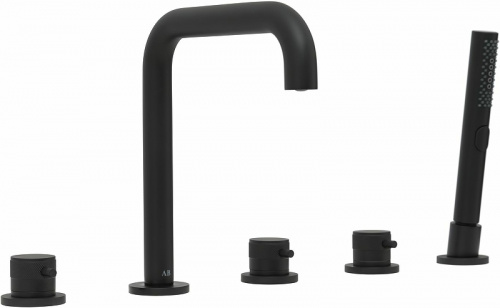 фото смеситель для ванны allen brau 5.31007-31 черный