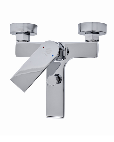 фото orange gauss m30-100cr однозахватный смеситель для ванны/душа, без аксессуаров, хром