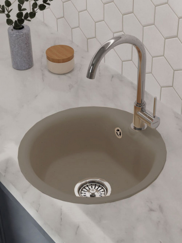 картинка Кухонная мойка Reflexion Start RX0844SD, песочный от магазина Сантехстрой