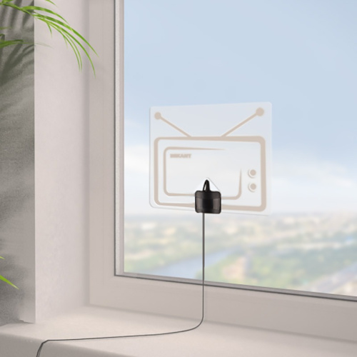 картинка Антенна комнатная «Активная» для цифрового телевидения DVB-T2, Ag-717 REXANT от магазина Сантехстрой