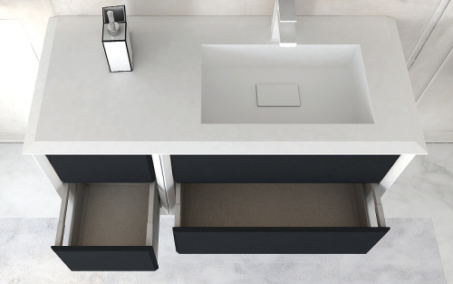 картинка Тумба Cezares Bellagio 35 54718 подвесная Grafite от магазина Сантехстрой