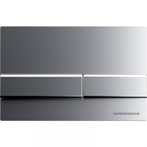 картинка Комплект унитаза с инсталляцией Ceramica Nova Metropol CN4002MB_1002M_1000 с сиденьем Микролифт и клавишей смыва Хром матовый от магазина Сантехстрой