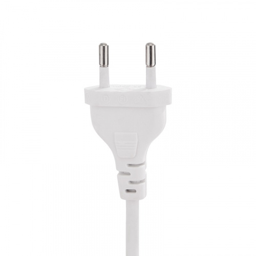 картинка Вентилятор напольный белый/синий 60 Вт,  5 лопастей,  подставка круглая,  д/у управление от магазина Сантехстрой