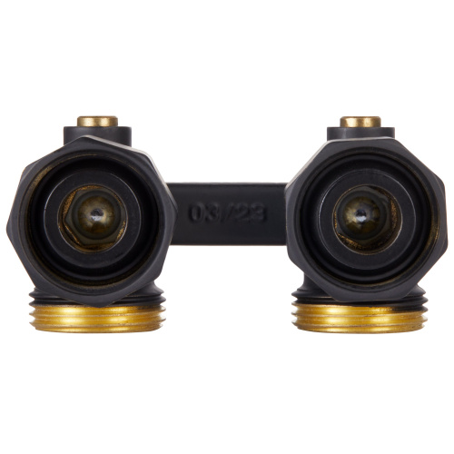 картинка Узел нижнего подключения Royal Thermo угловой 1/2quot;х3/4quot; EK (черный) от магазина Сантехстрой