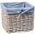 картинка Корзина для белья WasserKRAFT Lopau 36x36x27 WB-320-L Кремовая от магазина Сантехстрой