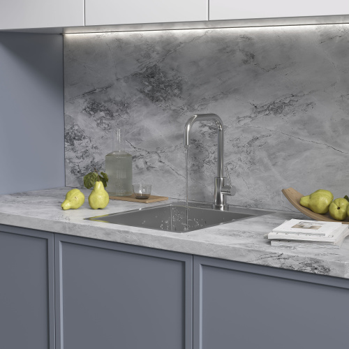 картинка Кухонная мойка Reflexion Iseo RX2240SS полированная сталь от магазина Сантехстрой