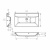 картинка Раковина BelBagno 80 BB800/450-LV-MR-AST Белая от магазина Сантехстрой
