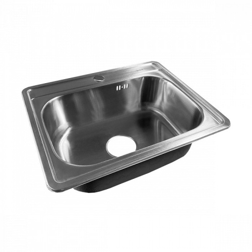 картинка Мойка IDDIS Basic нержавеющая сталь сатин 530*430 (BAS53S0i77) от магазина Сантехстрой