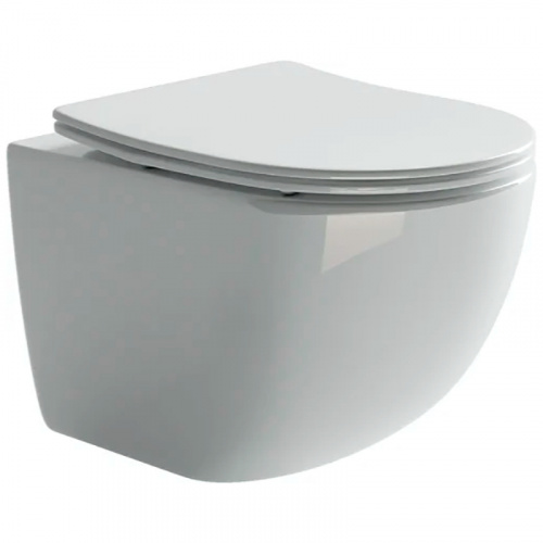 картинка Комплект унитаза с инсталляцией Ceramica Nova Forma CN3009_1001M_1000 с сиденьем Микролифт и клавишей смыва Хром матовый от магазина Сантехстрой