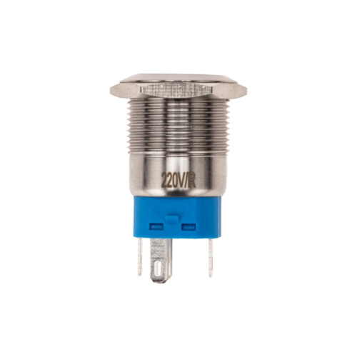 картинка Кнопка антивандальная Ø19 250В Фикс (5с) ON-OFF/OFF-ON подсв/красная REXANT от магазина Сантехстрой