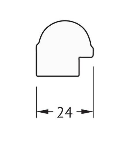 картинка Зеркало Evoform Definite 137х47 BY 0712 в багетной раме - Золотой бамбук 24 мм от магазина Сантехстрой
