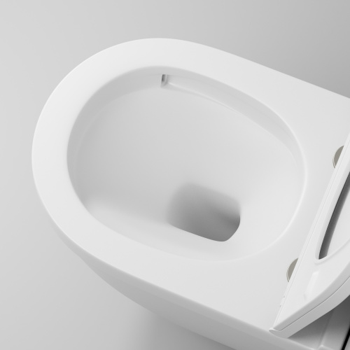 картинка Унитаз подвесной Grossman GR-4483MSQ (520х360х410) безободковый,белый матовый с тонкой крышкой,микролифт,смыв торнадо,1 место от магазина Сантехстрой