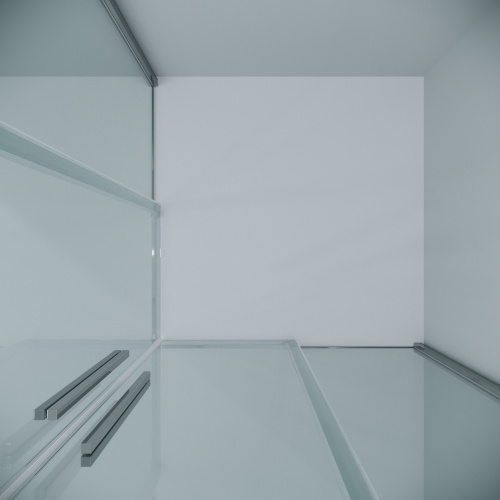 картинка Душевая перегородка 1/2 Grossman Galaxy 1/2.K33.01.70.10.00 (70х195) хром,стекло прозрачное, 1 место от магазина Сантехстрой