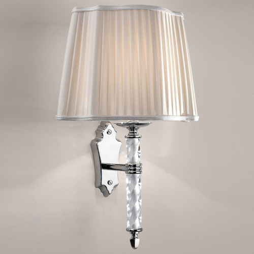 картинка Devon Moonlight Светильник настенный с абажуром, хром от магазина Сантехстрой