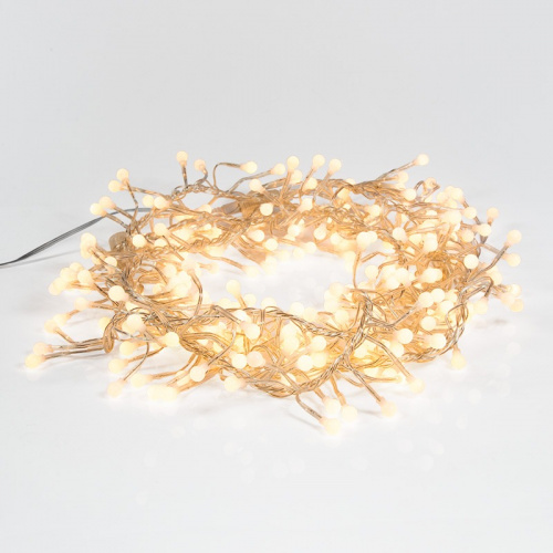 картинка Гирлянда Мишура LED 3 м прозрачный ПВХ,  288 диодов,  цвет желтый от магазина Сантехстрой