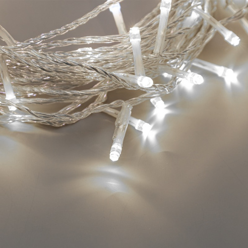картинка Гирлянда Нить 20м,  с эффектом мерцания,  прозрачный провод,  IP44, 230В,  диоды БЕЛЫЕ,  150LED NEON-NIGHT от магазина Сантехстрой