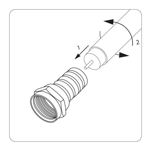 картинка F-разъем RG-59 REXANT от магазина Сантехстрой