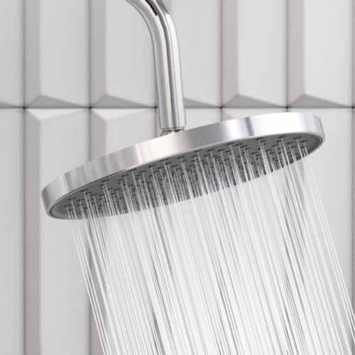 картинка 947730000 Apollo душевая система с ванно-душевым смесителем-полкой, хром от магазина Сантехстрой