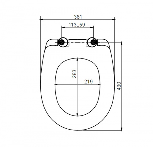 картинка Сиденье для унитаза Iddis ID136DpSc с микролифтом от магазина Сантехстрой