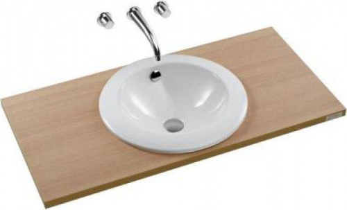 картинка Умывальник Jacob Delafon RONDE E1184-00  встраиваемый, белый от магазина Сантехстрой