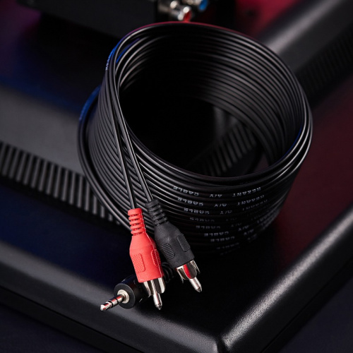 картинка Шнур Стерео 3,5мм - 2 RCA,  10м REXANT от магазина Сантехстрой