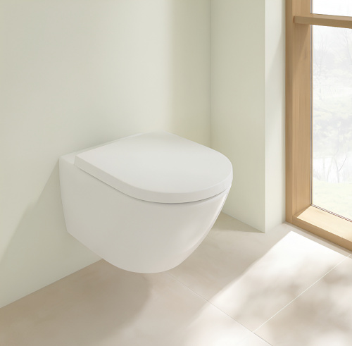 картинка Унитаз Villeroy&Boch Subway 3.0 4670T001 подвесной Альпийский белый без сиденья от магазина Сантехстрой