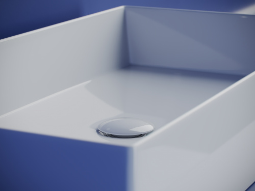 картинка Раковина-столешница Ceramica Nova цвет Белый Прямоугольная CN6071 от магазина Сантехстрой