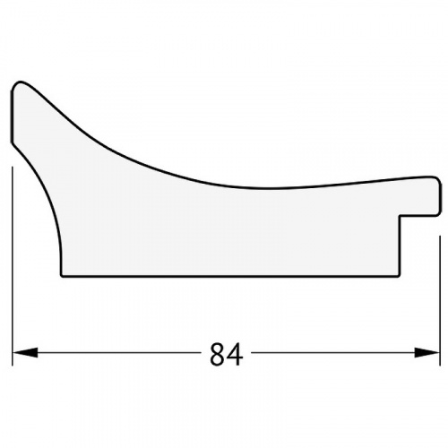 картинка Зеркало Evoform Exclusive 96х66 BY 1279 с фацетом в багетной раме - Фреска 84 мм от магазина Сантехстрой