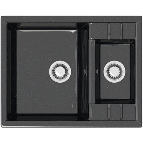 картинка Кухонная мойка Marrbaxx Жаклин Z190 черный глянец Z190Q004 от магазина Сантехстрой