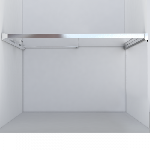 картинка Душевая дверь Lugano VDS-1L120CLGM-1, 1200, вороненая сталь, стекло прозрачное от магазина Сантехстрой