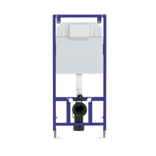 картинка Инсталляция Berges Wasserhaus Novum D5 040235 для унитаза с Черной клавишей смыва от магазина Сантехстрой