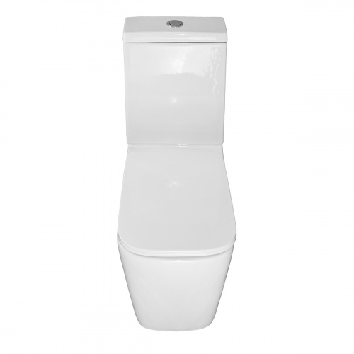 картинка Унитаз-компакт Azario Ferra 365х650х785 напольный, безободковый, с быстросъемным сиденьем микролифт (AZ-1015) от магазина Сантехстрой